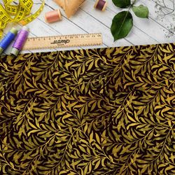 Ткань мембрана золотые водоросли на чёрном фоне