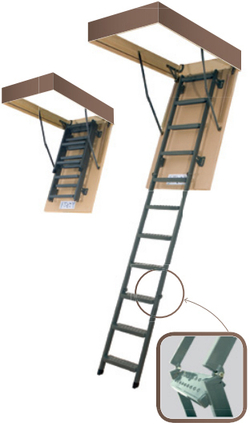 Чердачная лестница с люком FAKRO LMS 60х140х305