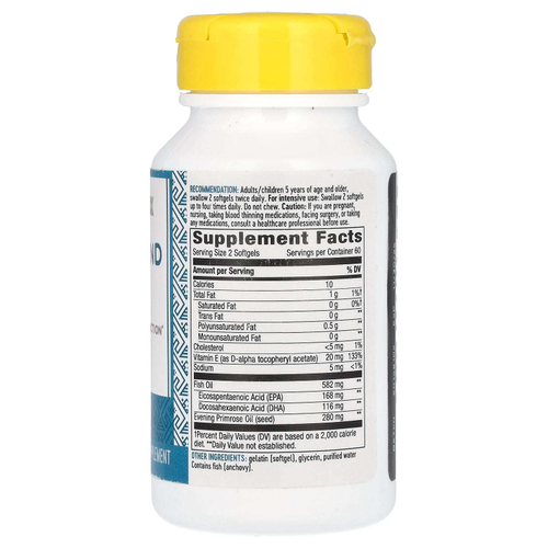 Nature's Way, смесь незаменимых жирных кислот для детей, 120 капсул