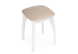 Табурет Астир белый / сливочный раф