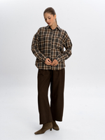 Рубашка в мелкую клетку