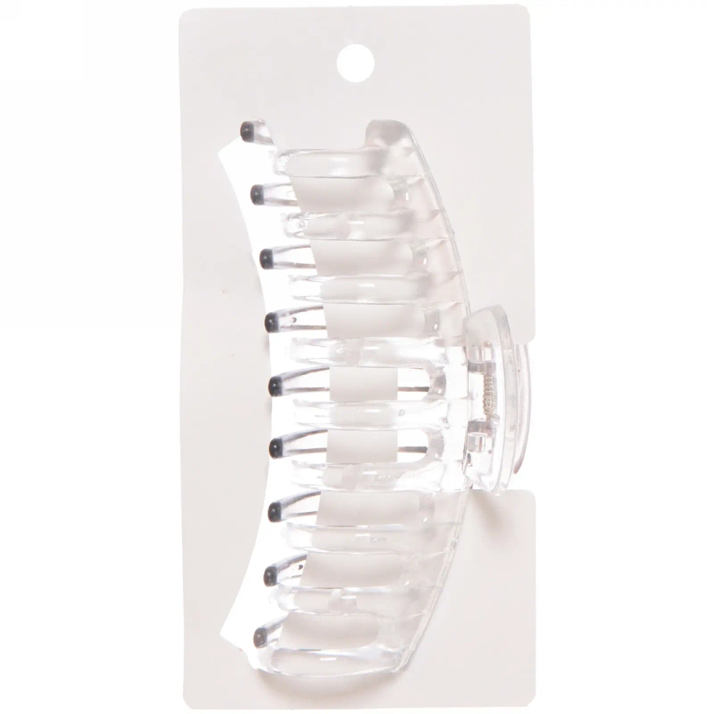 Заколка-краб для волос на блистере «Diana Collection - Liza», микс 6 цветов, 11*5см