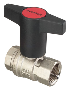 Кран шаровый Oventrop Optibal 1/2" ВВ арт. 1077104 маховик пластмассовый