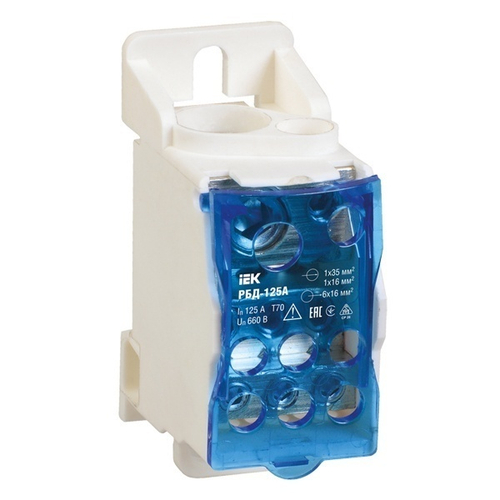 Распределительный блок РБД-125А 8 контактов 125А ИЭК RBD-125