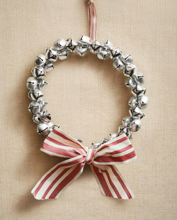 ZARA HOME ЕЛОЧНОЕ УКРАШЕНИЕ «ВЕНОЧЕК», СЕРЕБРЯНЫЙ