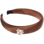 Ободок для волос «МАРЦИПАН», парли, ширина 2,8см, микс 6 цветов ( в пакете с подвесом)