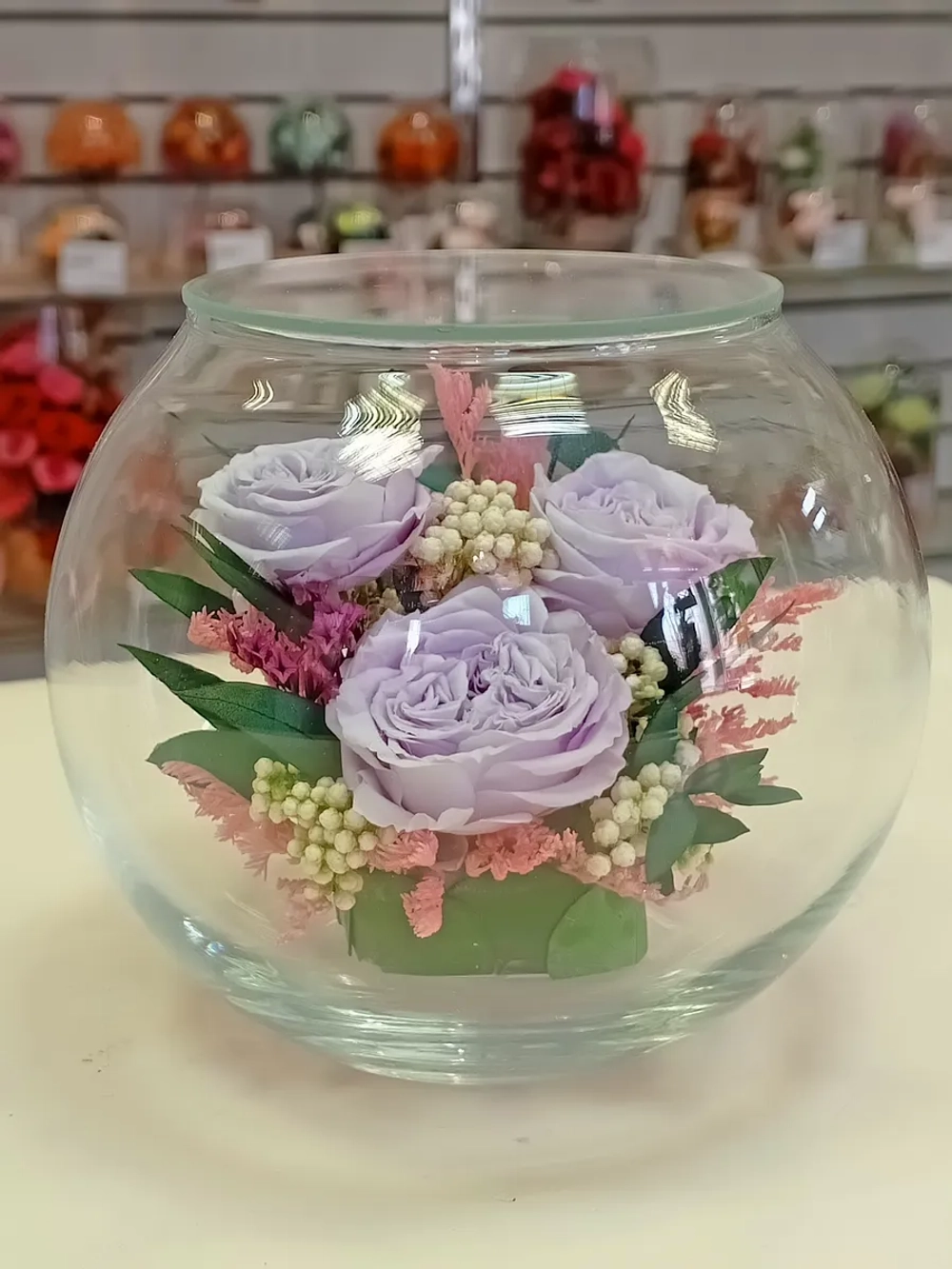 натуральные пионы в стекле, вакуум*