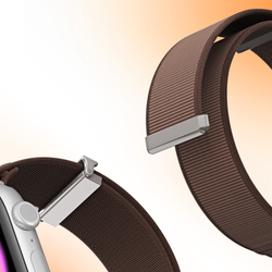 Ремешок коричневого цвета (Sienna) с магнитной фиксацией для смарт часов Apple Watch размером 38, 40, 41 и 42MM, серия Strap (YM Series) от Dux Ducis