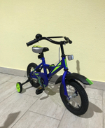 Велосипед детский 2-х колесный BLACK AQUA 1202 b (до 50 кг, на рост 90-100см) арт. DD-12402B синий