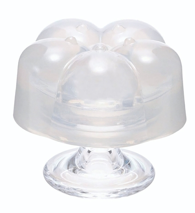 Клиторальный стимулятор Iroha Petit Plum (Цвет: прозрачный)