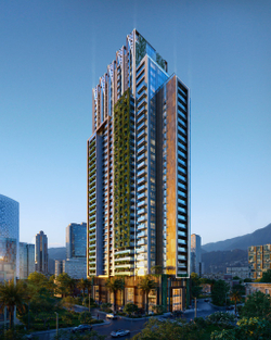 ЖК "ONE" Грузия, Батуми. Жилой комплекс бизнес -класса в новом центре города. Рядом пляж 800 м, парк Качиньских, велодорожки, ТРЦ и аэропорт в 4 км. Победитель European Property Awards 2025- 2026 в номинации «Многофункциональные комплексы»