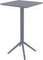 Стол пластиковый барный складной Sky Folding 60х60 серый