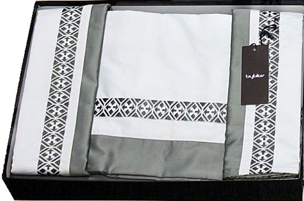 Постельное белье 2 спальное евро Byblos Dandy Verde Италия коробка