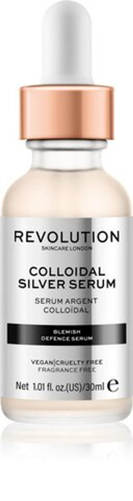 Revolution Skincare Colloidal Silver Serum - успокаивающая сыворотка для проблемной кожи /   30  ml  / GTIN 5057566137447
