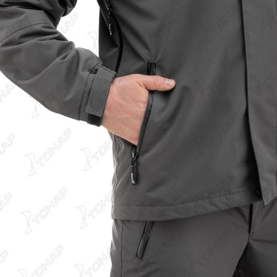 Костюм мембранный BERG графит 10/10К р.3XL (T-KSB-3XL-56/182-GR) Helios