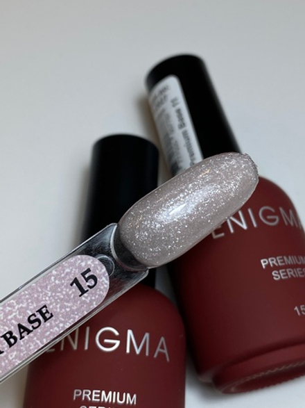Камуфлирующая база с Шиммером Enigma PREMIUM series №15 - 15 мл.
