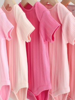 Боди с коротким рукавом для малышей Next E19-735, 5 шт., Розовый, Молочный