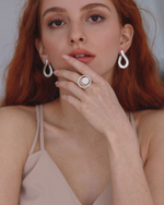 кольцо double round gritty ring