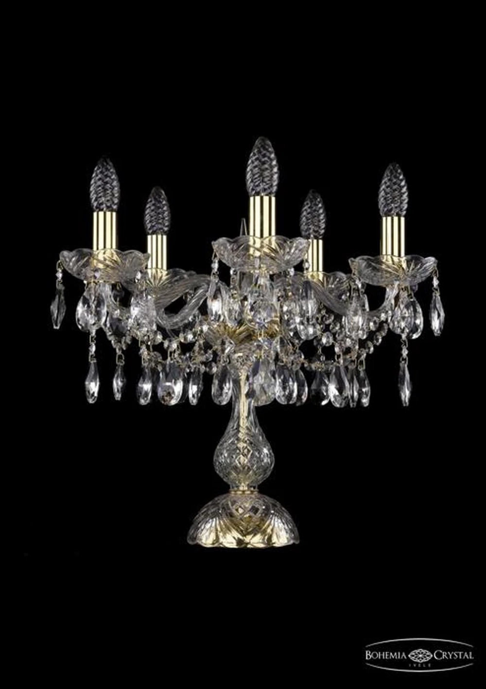 Декоративная настольная лампа Bohemia Ivele 1413L/5/141-39/G