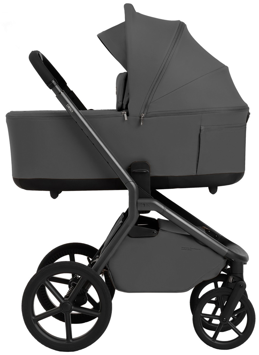Детская коляска 2 в 1 Sweet Baby SBL Orso New 427634 New Dark Grey