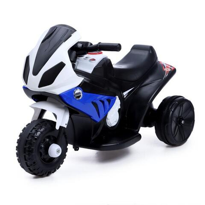 Электромобиль "Байк", цвет синий 5166221