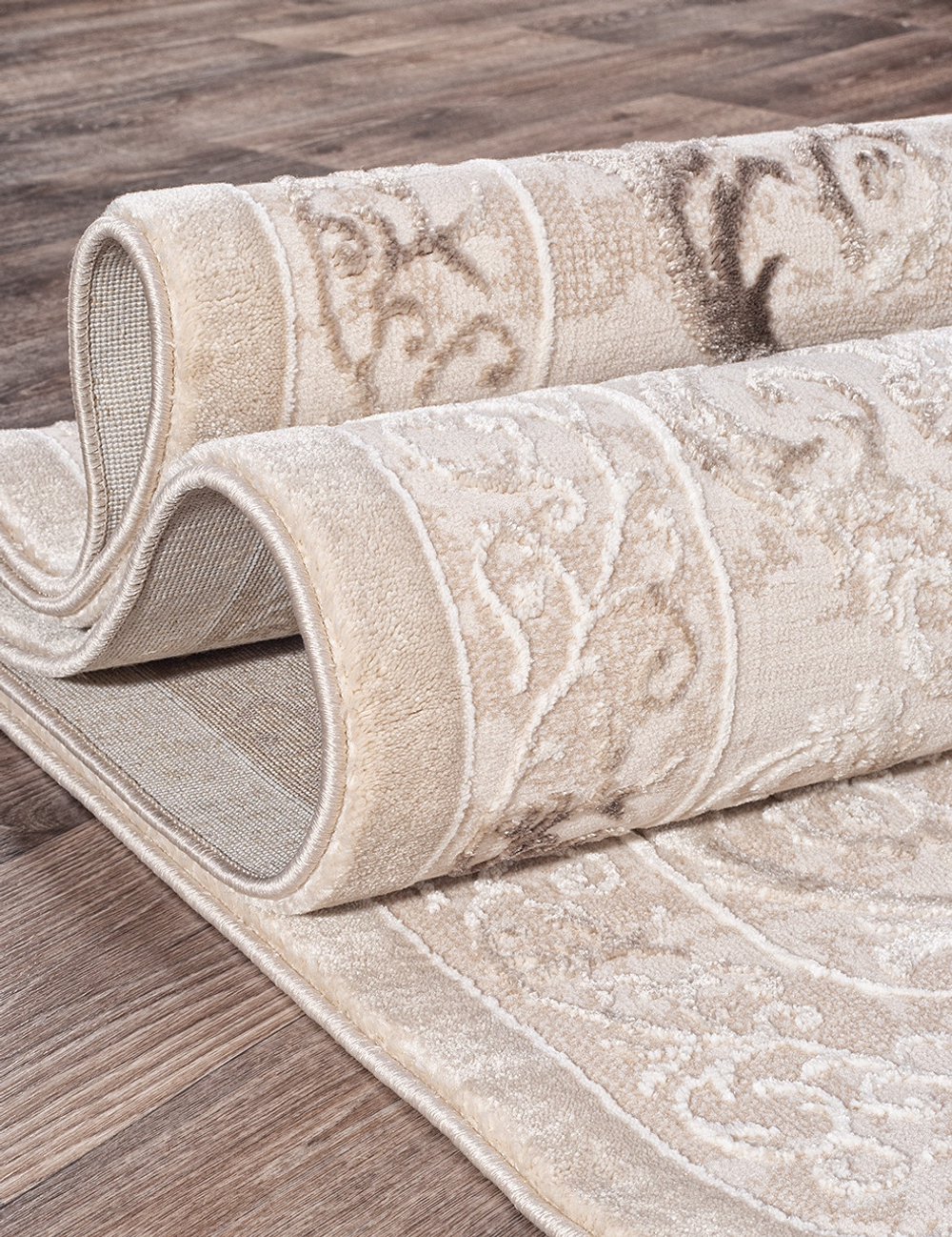 Ковер 03701A - BROWN / BROWN - Прямоугольник - коллекция ARMINA размер 160*230см