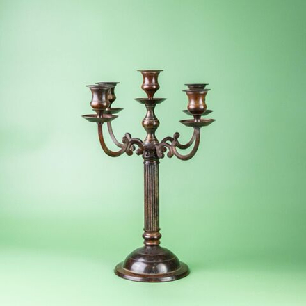 Винтаж: Винтажный канделябр на пять свечей