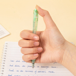 Ручка шариковая DELI "Lineum Q150C" автоматическая, 0,7 мм, корпус ассорти, синяя