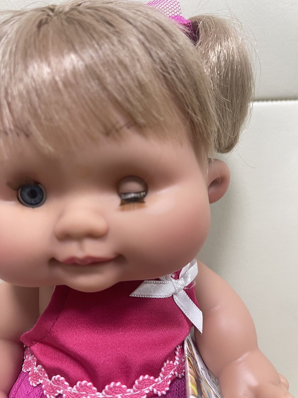 Уценка. Кукла пупс для девочки 26см Пепоте с закрывающими глазками (N804B7)