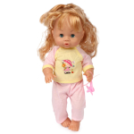 Пупс функциональный с аксесс., коробка 6605-4