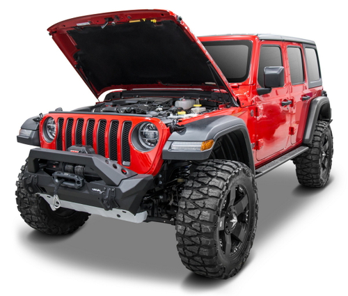 Газовые упоры капота АвтоУпор для Jeep Wrangler JL 2017-н.в., 2 шт., UJEWRA011
