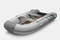 Надувная лодка GLADIATOR B420 светло-темносерый
