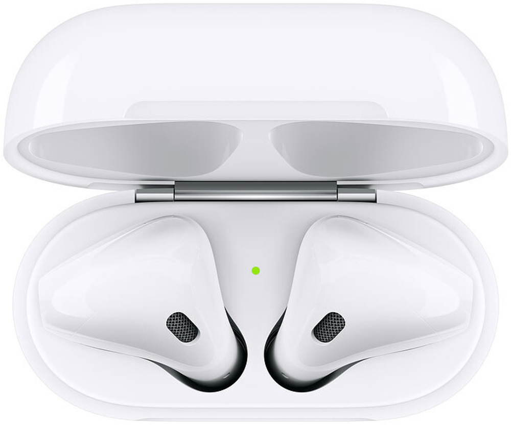 Беспроводные наушники Apple AirPods 2 (с беспроводным зарядным футляром) (MRXJ2ZP/A)