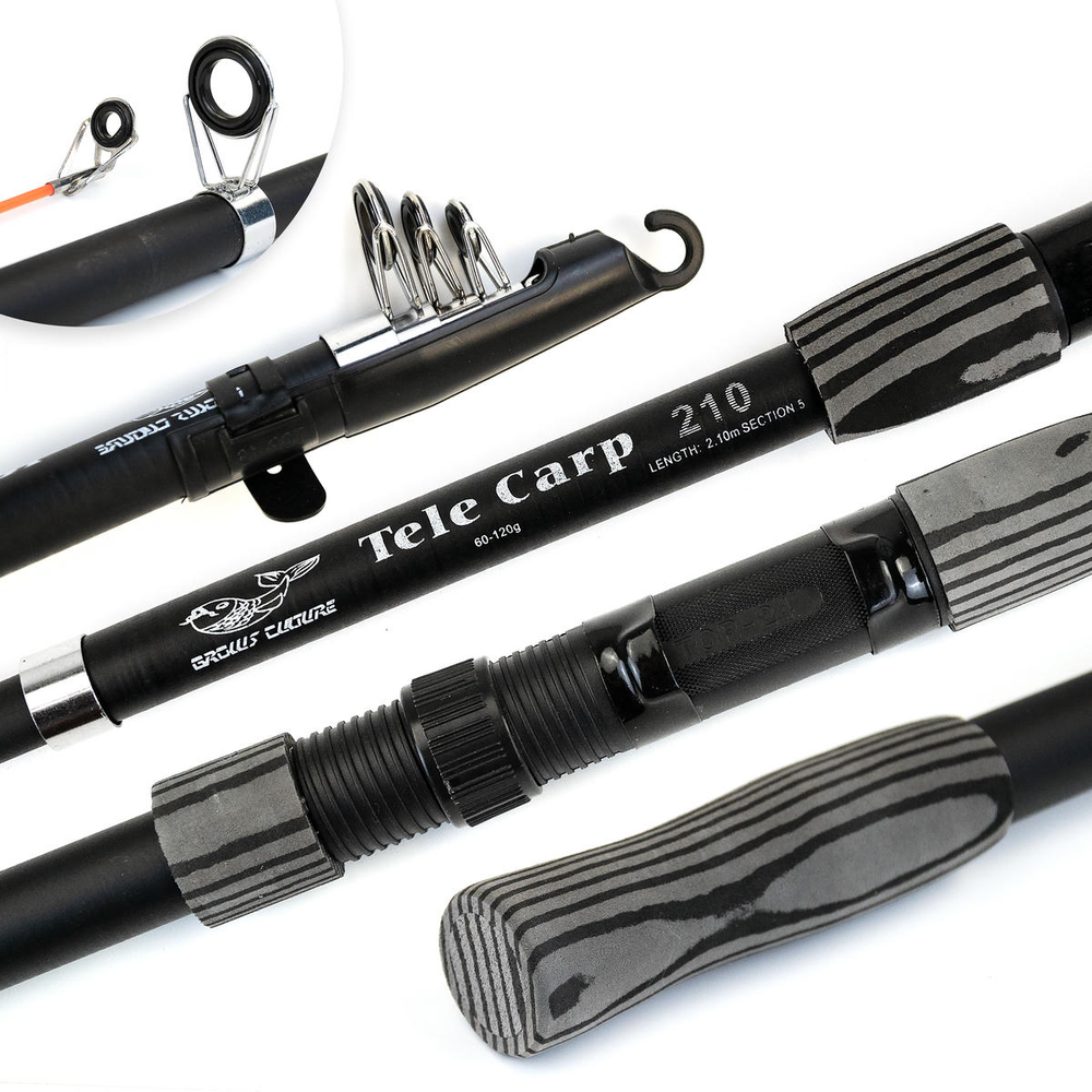 Спиннинг укороченный Окума "Tele Carp" (60-120гр)
