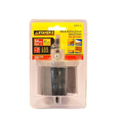 Пила кольцевая 26-64 мм, 42 мм, дерев, Stayer, Master