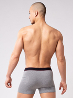 Мужские боксеры из мягкого хлопкового трикотажа (Размер: L) (Цвет: красный)