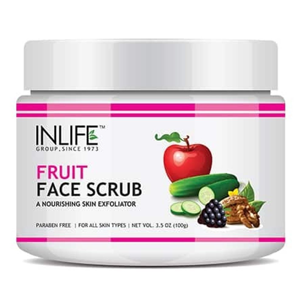 Скраб для лица Inlife Фруктовый Fruit Face Scrub 100 г