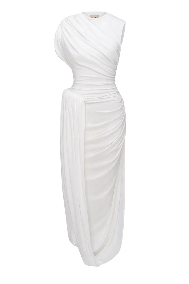 Платье с буфом