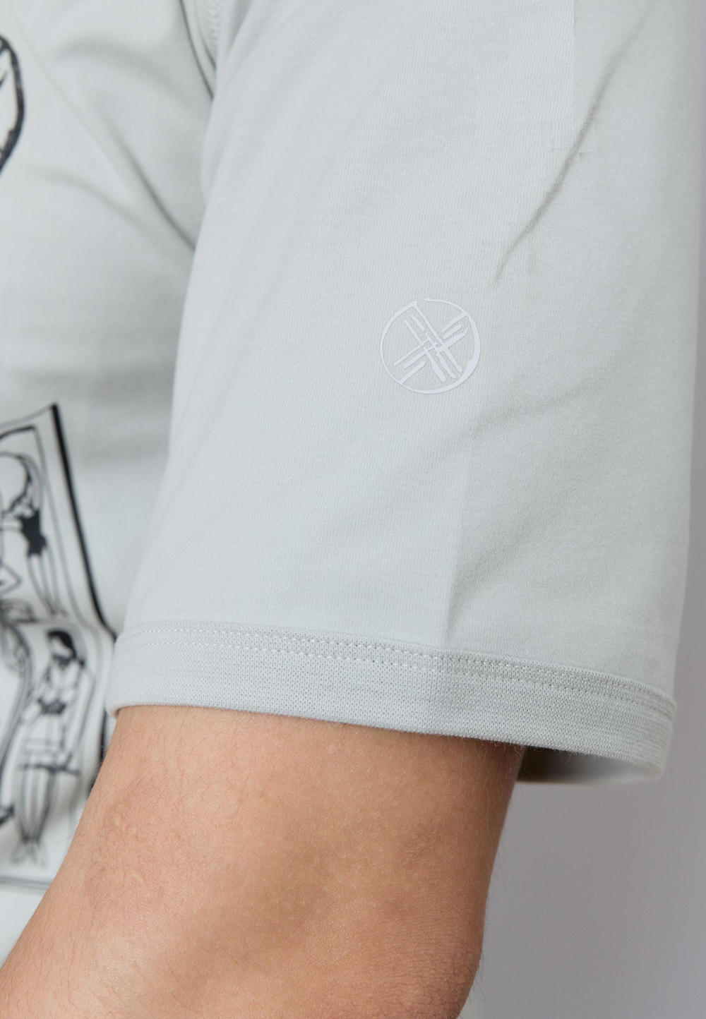 Футболка оверсайз ALMATY MS LIGHT GREY