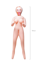 Надувная секс-кукла ToyFa Lilit 150 см, 3 отверстия