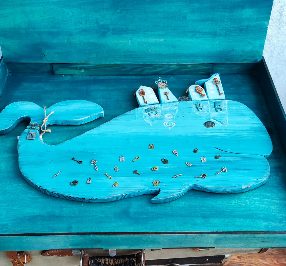 Настенное панно "Голубой Кит"