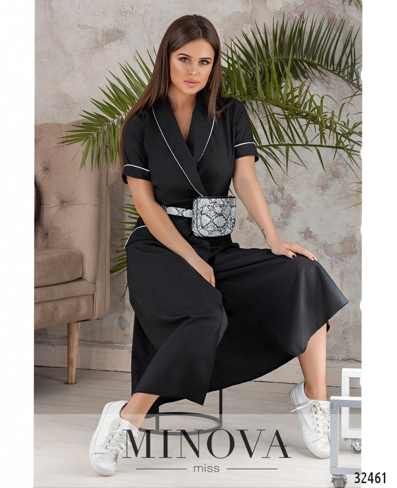 Платье 567н-черный Minova