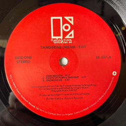 Винтажная виниловая пластинка LP Tangerine Dream Exit (USA 1981) Kiew Mission