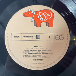 Винтажная виниловая пластинка LP Eric Clapton Backless (Japan 1986) (Obi) Watch Out For Lucy