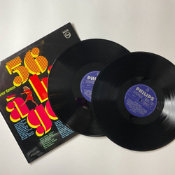 Винтажная виниловая пластинка LP Peter Covent Band 56 Hits A Gogo (Germany 1968)