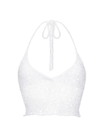 Топ майка Foam белый