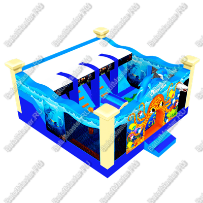 Коммерческий надувной батут "Подводный мир"
