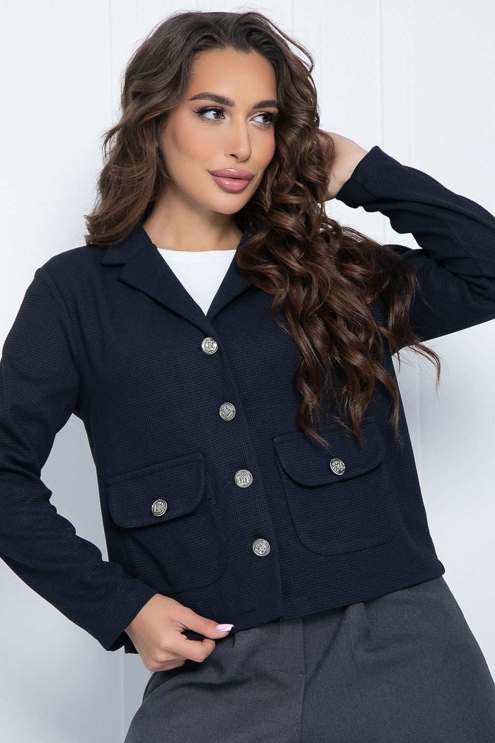 Жакет Кейт (синий) Б11330 LT Collection (Акция)