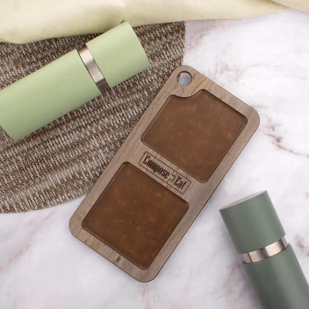 Подставка для кухонной утвари 20х10см ComposeEat ProFashion травертин капучино