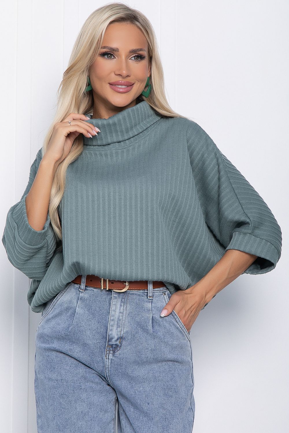 Блуза Барбара (мятная) Б10989 LT Collection